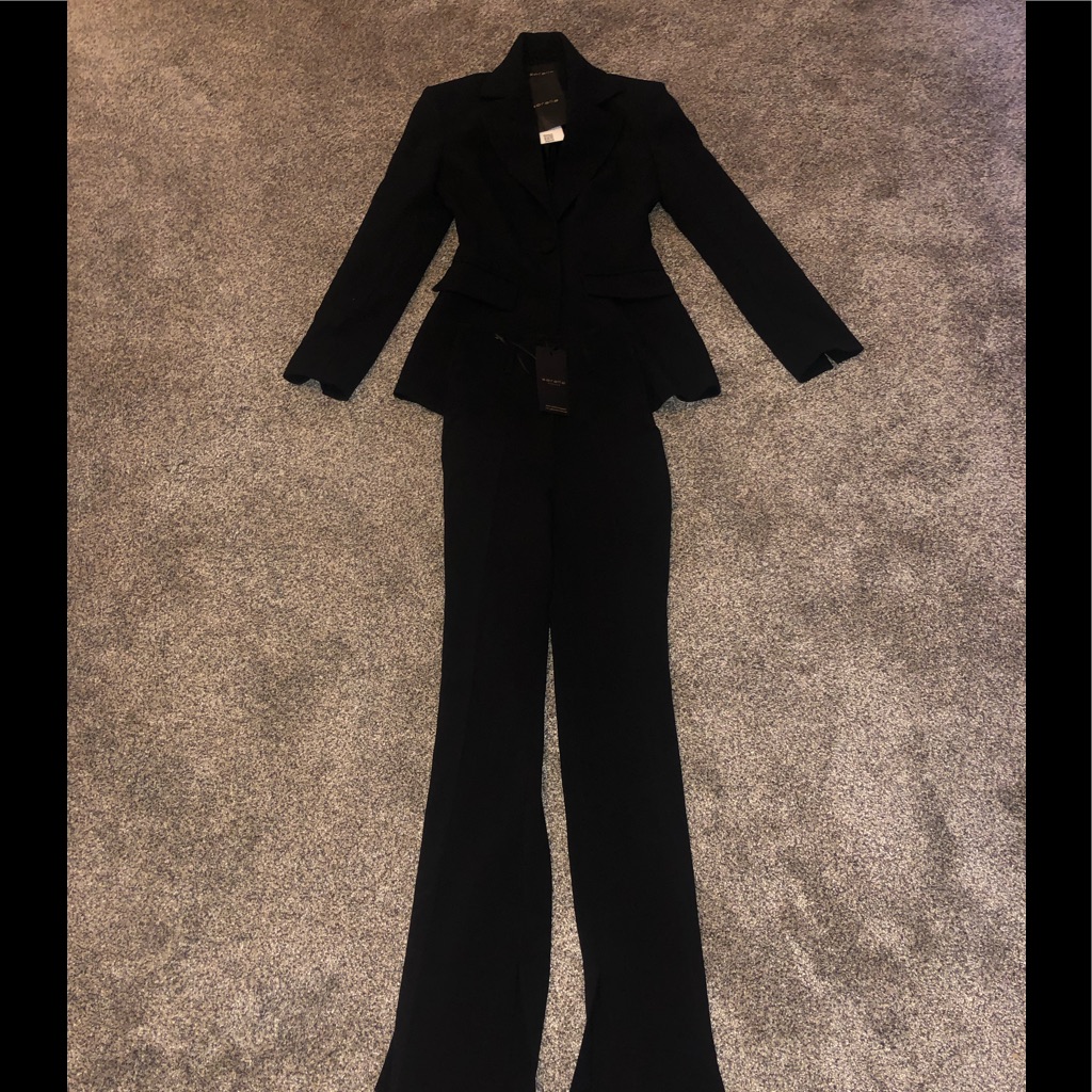 Sorelle Moscow Jaqueline Pantsuit- Size S - Black Nwt Retired Color Rare